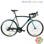 Велосипед 28 д G54CITY A700C-2, черно-голубой